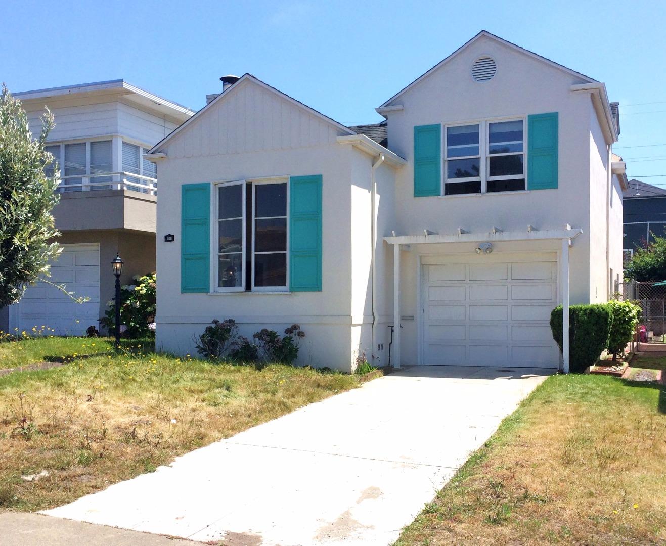 For Sale: 165 Westdale Ave Daly City, CA 94015