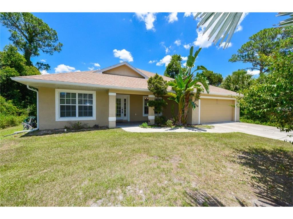 For Sale: 1529 Fitzgerald Rd North Port, FL 34288