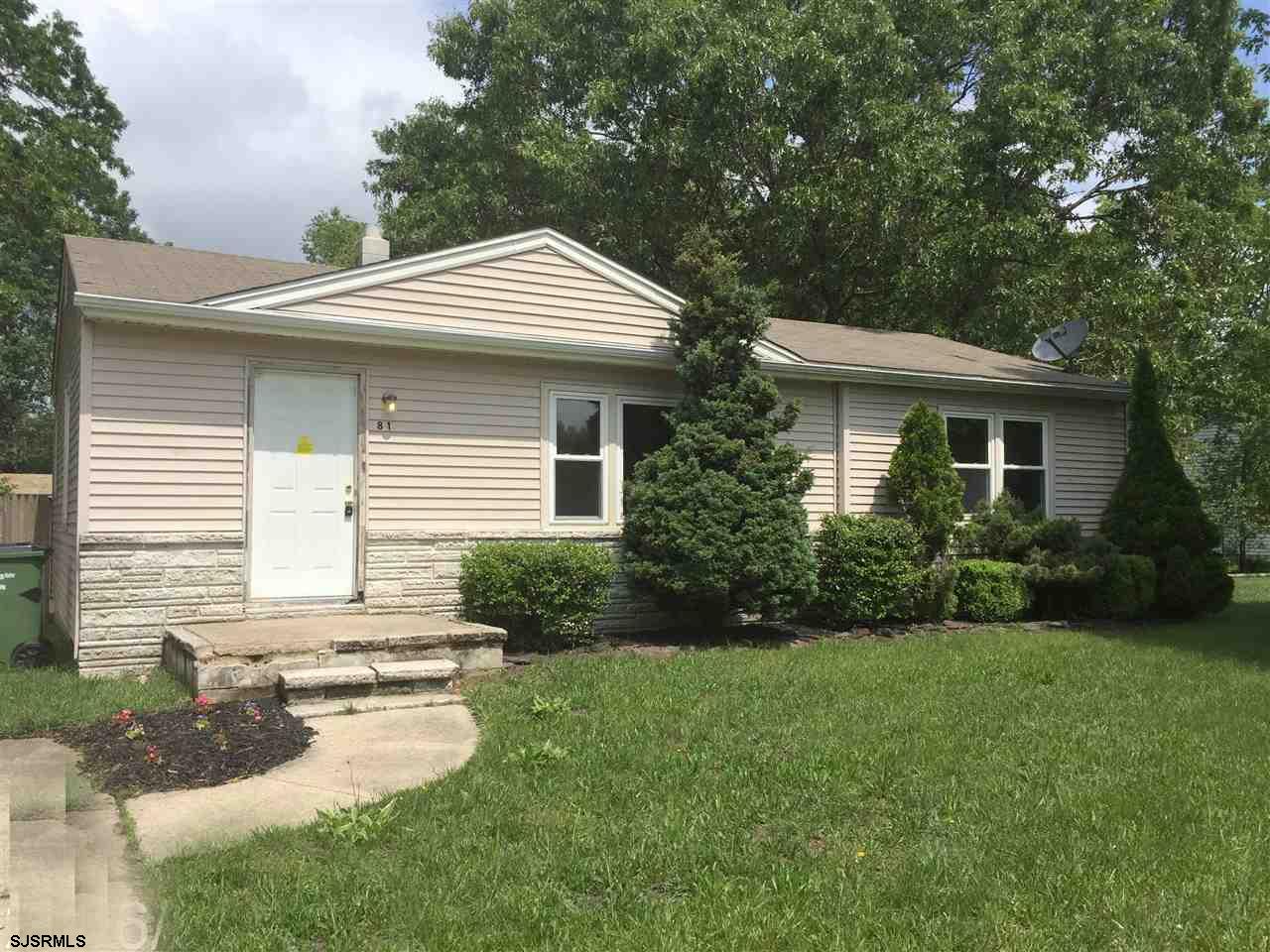 For Sale: 81 Robert Best Rd Egg Harbor Township, NJ 08234