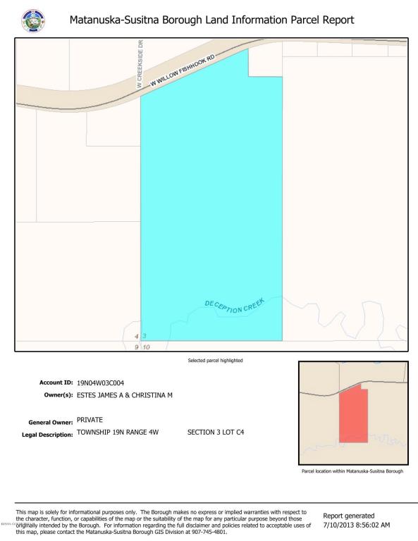 22890 W Willow Fishhook Road, Willow, AK 99694