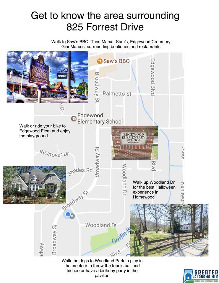 825 FORREST DR, Homewood, AL 35209