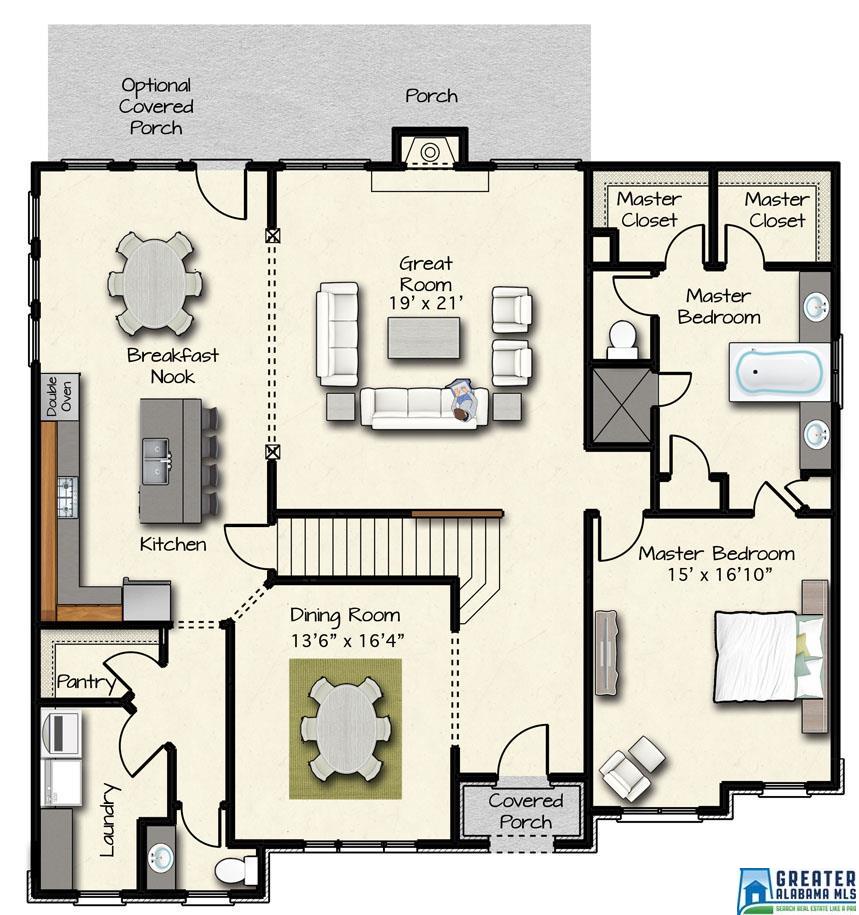 1435 SCOUT RIDGE DR, Hoover, AL 35244