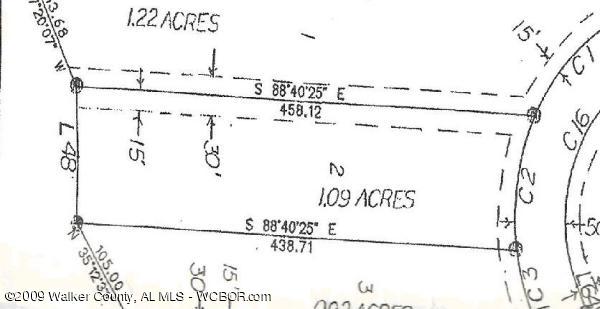 LOT #2 EDGEWATER POINT, Double Springs, AL 35553