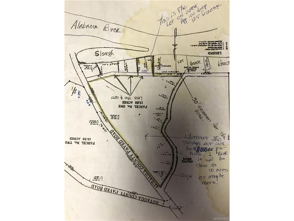 0 Strickland Landing Road, Autaugaville, AL 36003