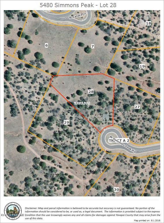 5480 W Simmons Peak Road, Prescott, AZ 86305