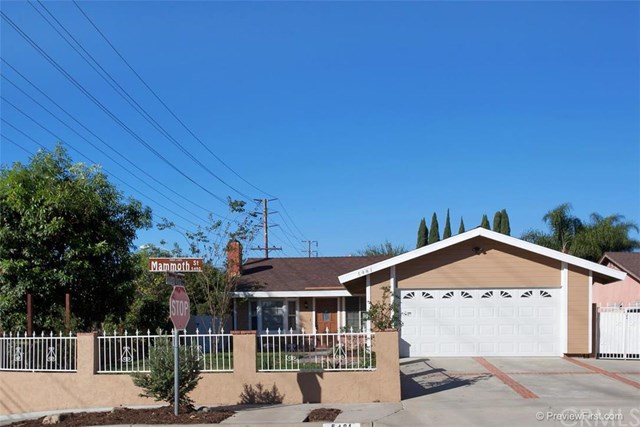 5481 Mammoth Street, Yorba Linda, CA 92886