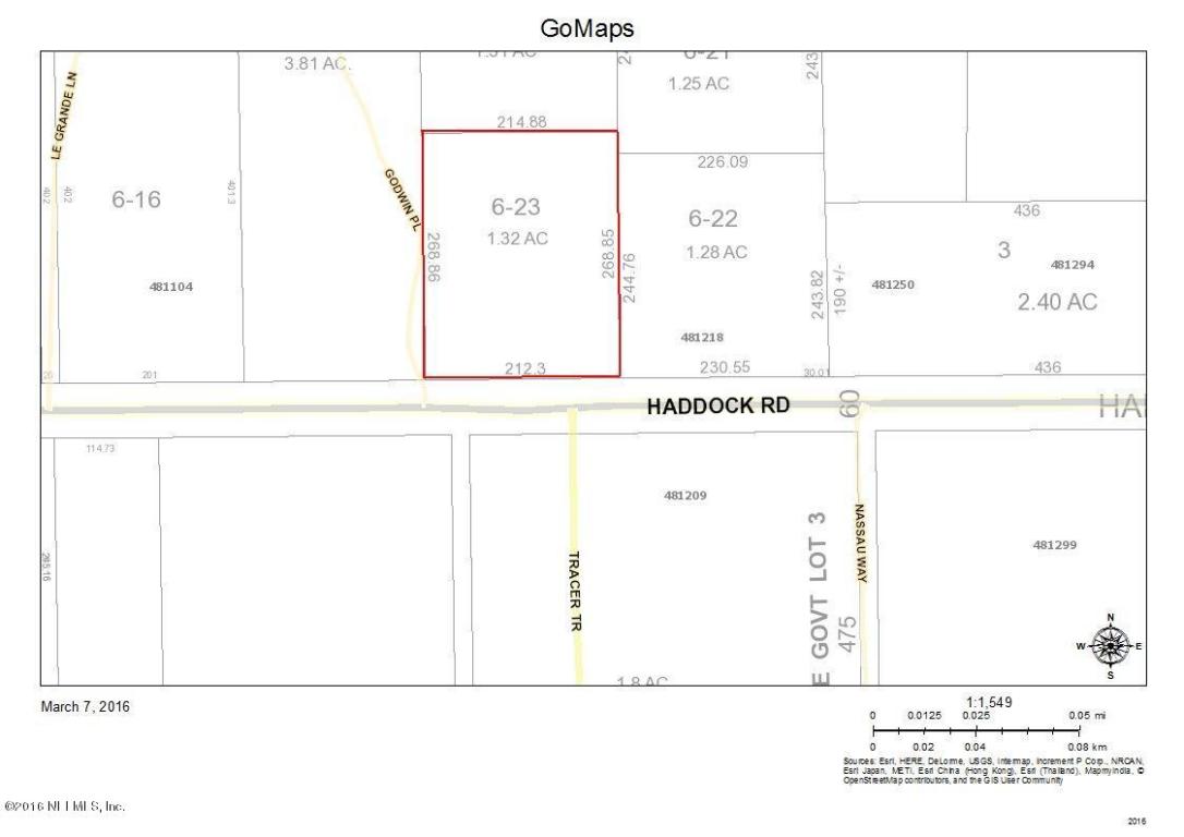 VACANT LOT HADDOCK RD, Hilliard, FL 32034