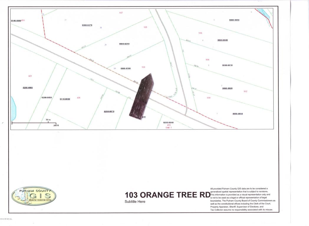 103 ORANGE TREE RD, East Palatka, FL 32131