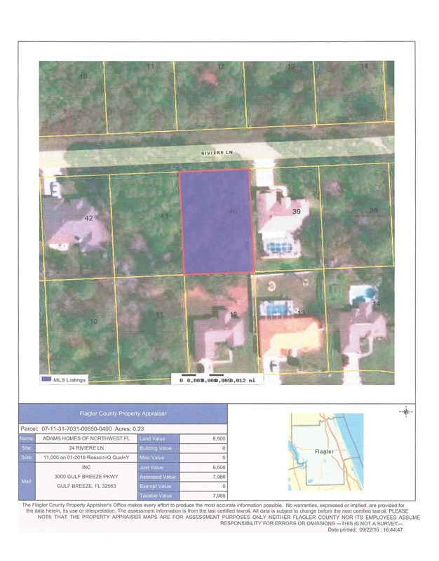 24 Riviere Lane, Palm Coast, FL 32164