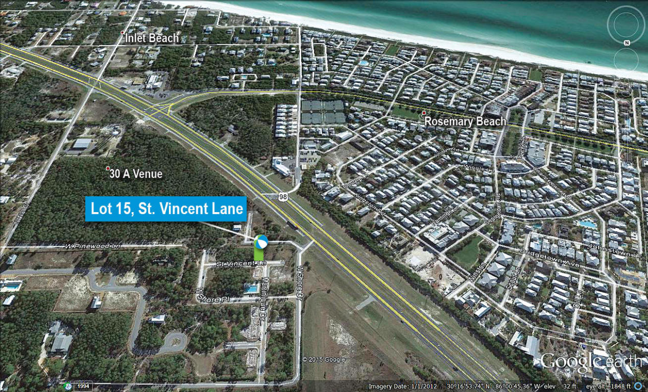 000 St. Vincent Lane-Lot 15, Inlet Beach, FL 32461