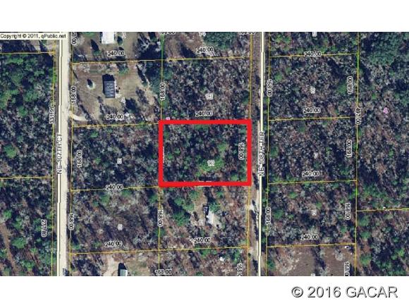 LOT 12 Northeast 108th Terrace, Bronson, FL 32621
