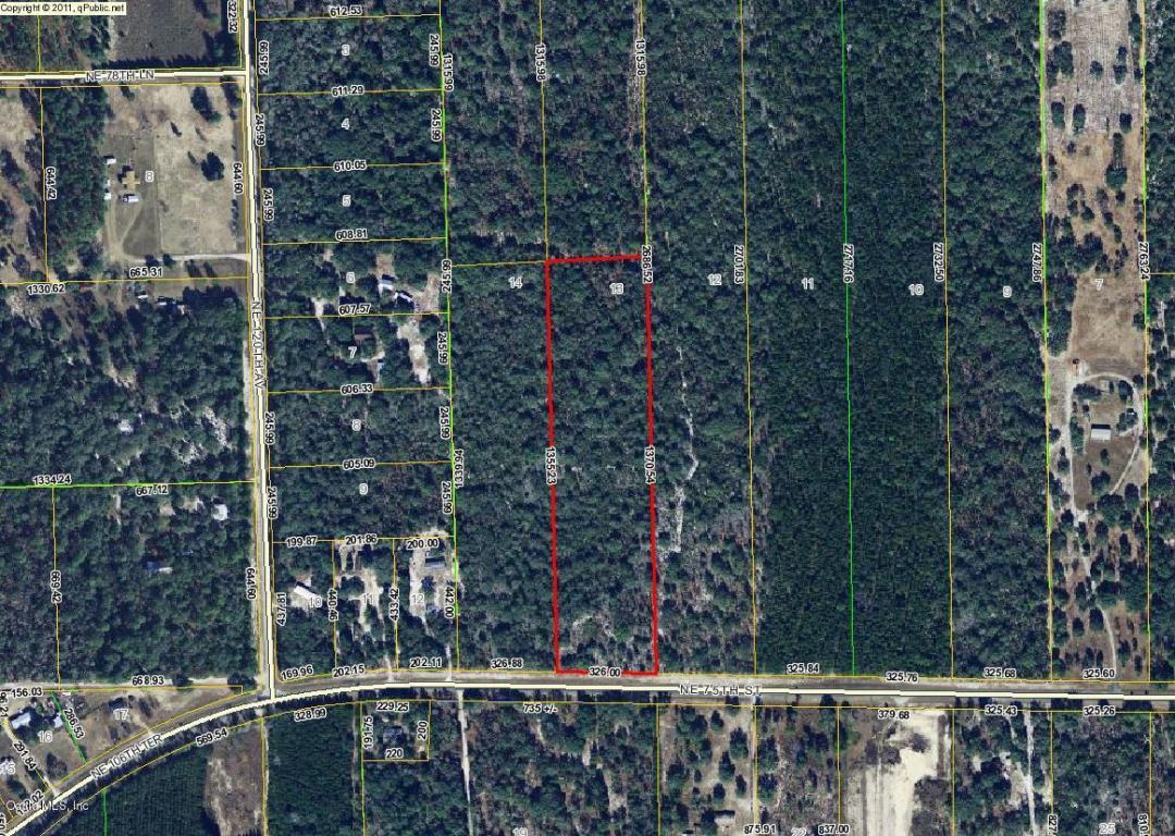 TBD NE 75TH Street, Bronson, FL 32621