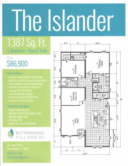 Buttonwood Village701 Aqui Esta Dr. Lot # 238Punta Gorda, FL 33950