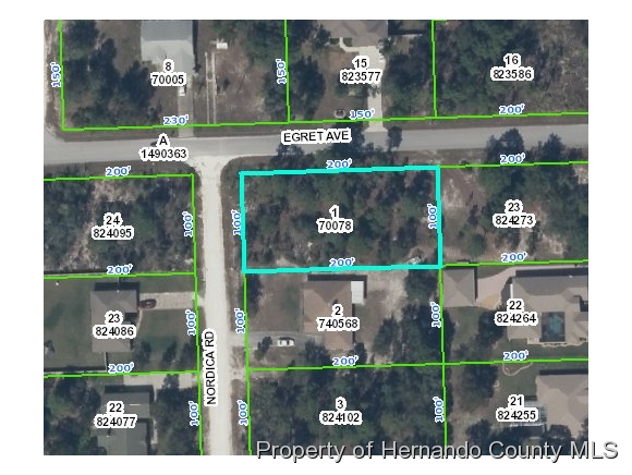 0 EGRET AVE, Weeki Wachee, FL 34613