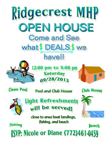 Ridgecrest Mobile Home Park 2251 N US Highway 1Fort Pierce, FL 34946