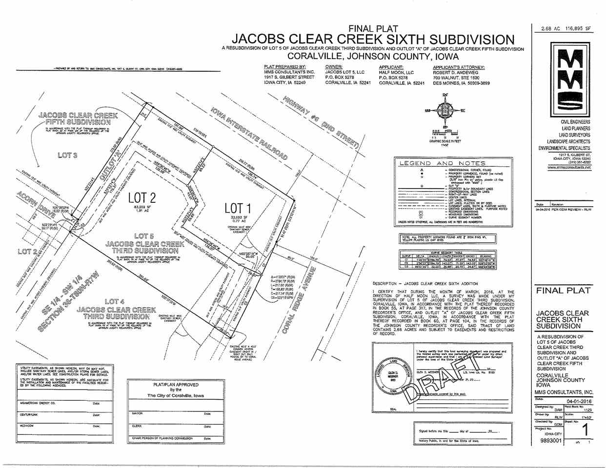 Lot 2 Jacobs 6th Addition, Coralville, IA 52241