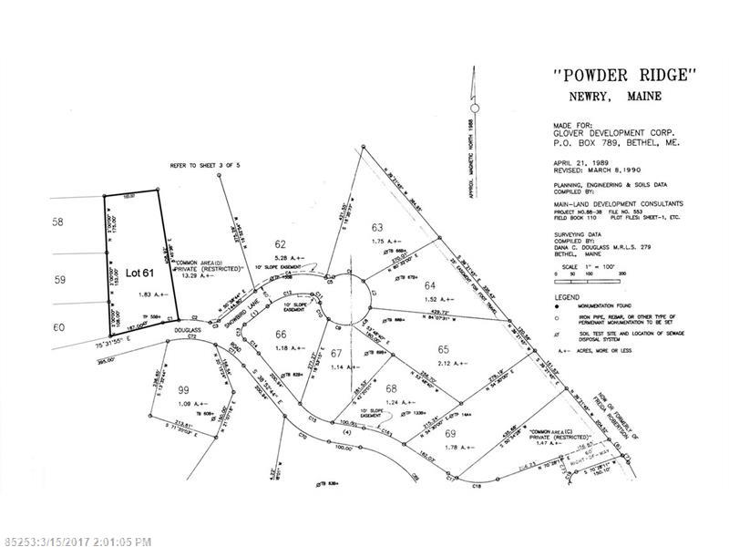 Lot 61 Douglas RD, Newry, ME 04261