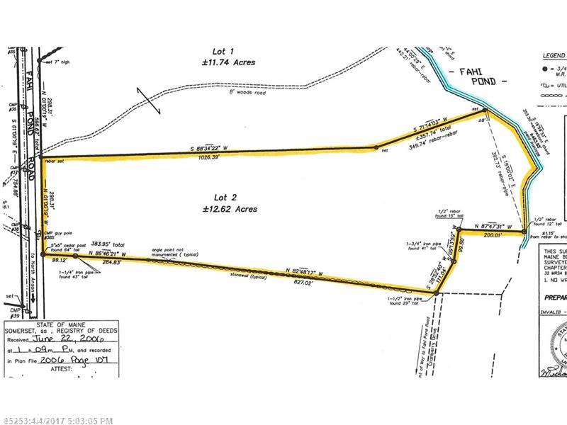 Lot 25-1 Fahi Pond RD, Embden, ME 04958