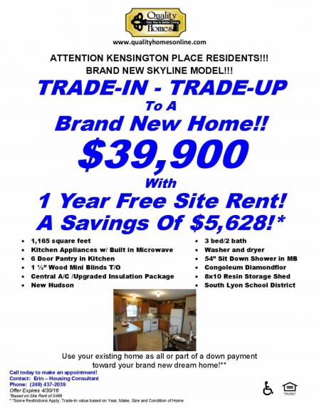 Kensington Place 239 TraverseNew Hudson, MI 48165