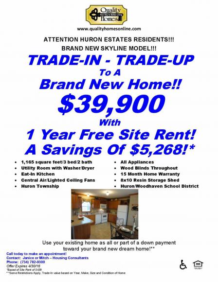 Huron Estates 22031 PilletteRomulus, MI 48174