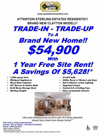 Sterling Estates 43348 Notre DameSterling Heights, MI 48314
