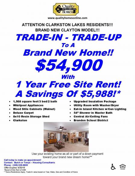 Clarkston Lakes 3830 Red Bud LaneClarkston, MI 48348
