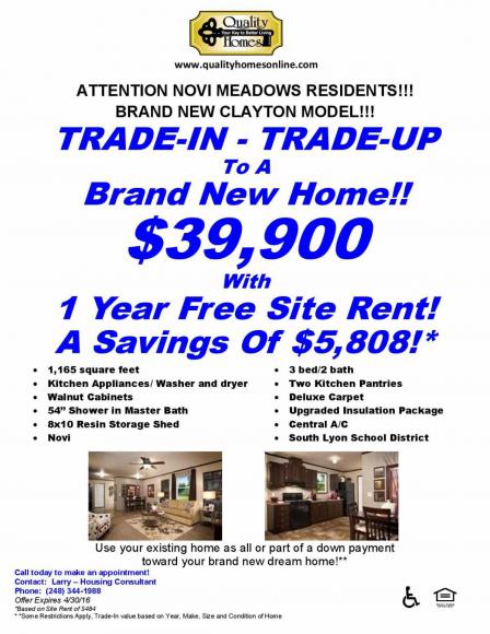 Novi Meadows 26234 Indiana, 26237 KentuckyNovi, MI 48374