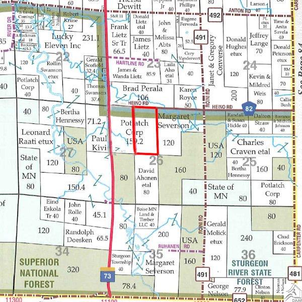 TBD Heino Rd, Angora, MN 55703