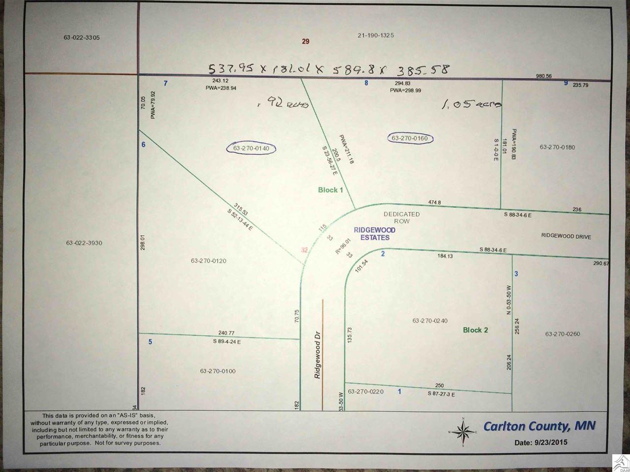 xxx Ridgewood Dr, Moose Lake, MN 55767