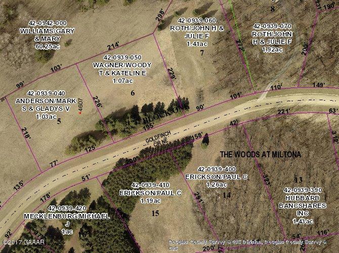 Lot 6, Blk 1 Goldfinch Circle NE, Miltona, MN 56354