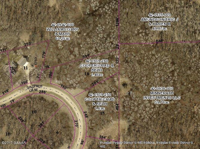 Lot 15 &amp; 16, Blk 2 Goldfinch Circle, Miltona, MN 56354