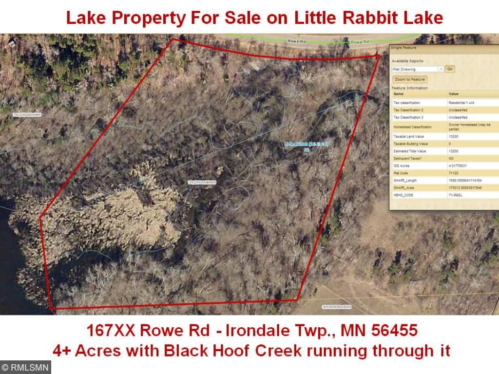 167XX Rowe Road, Irondale Twp, MN 56455