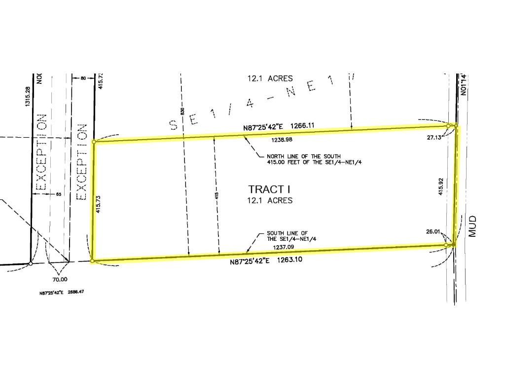 TractI Mud Lake Road, Lake Edward Twp, MN 56468