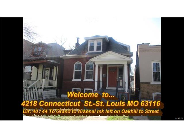 4218 Connecticut Street, St Louis, MO 63116