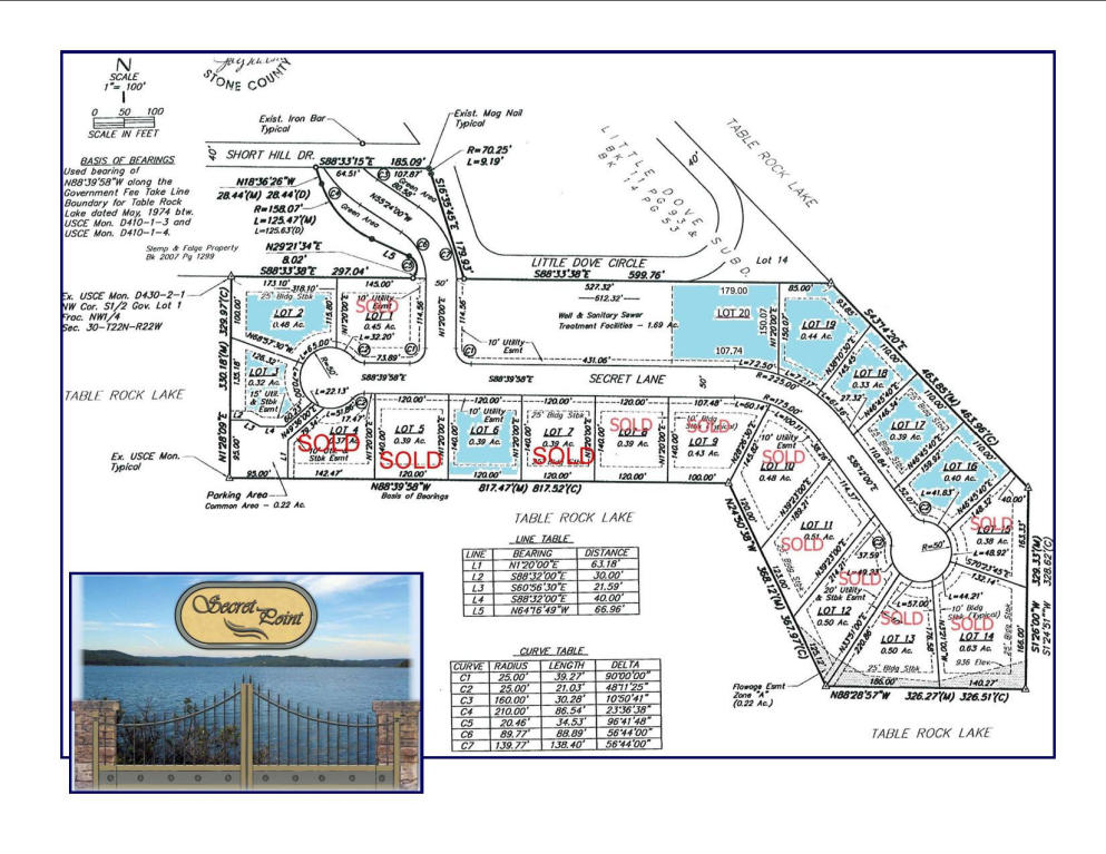 Lot 17 Secret Point, Branson West, MO 65737