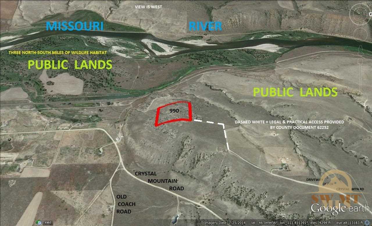 Lot 990 Crystal Mountain Rd, Three Forks, MT 59752