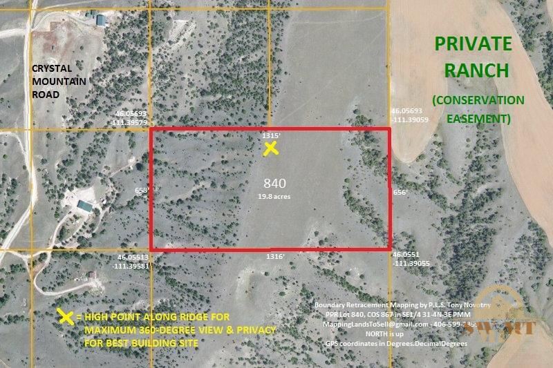 Lot 840 Crystal Mountain Rd, Three Forks, MT 59752
