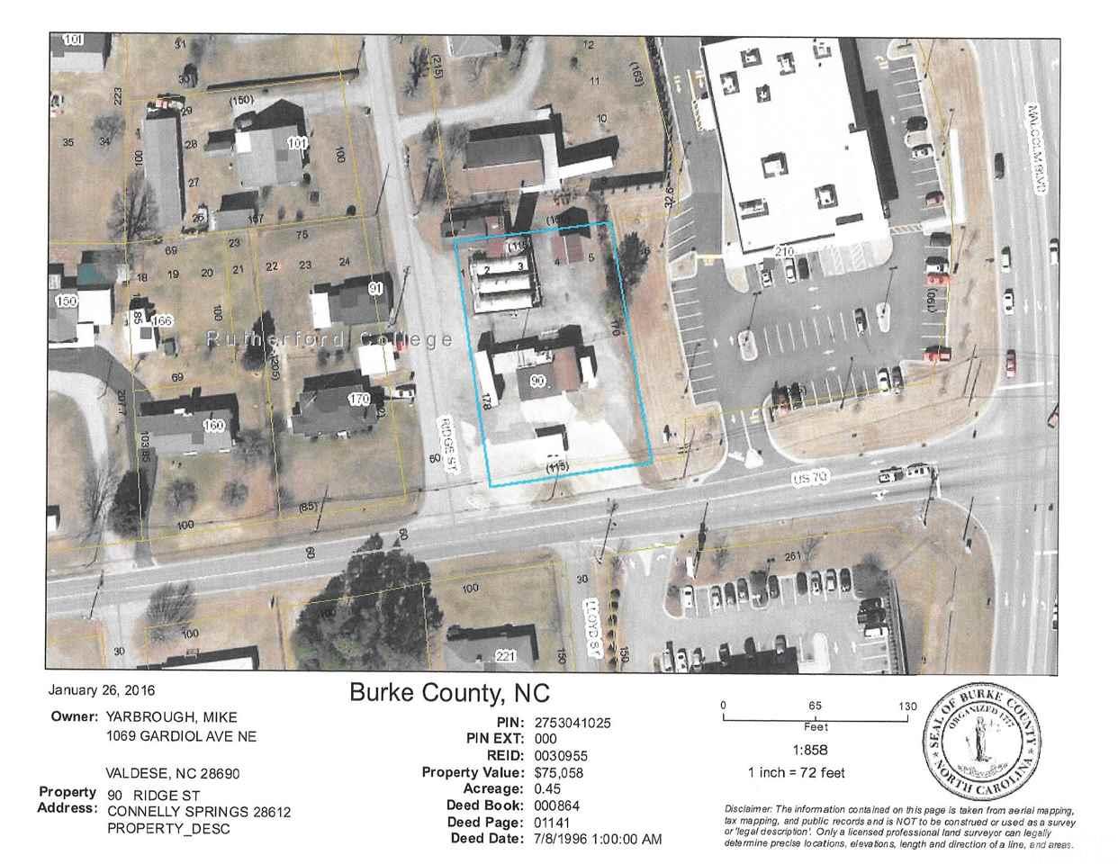 90 RIDGE ST, Connelly Springs, NC 28612
