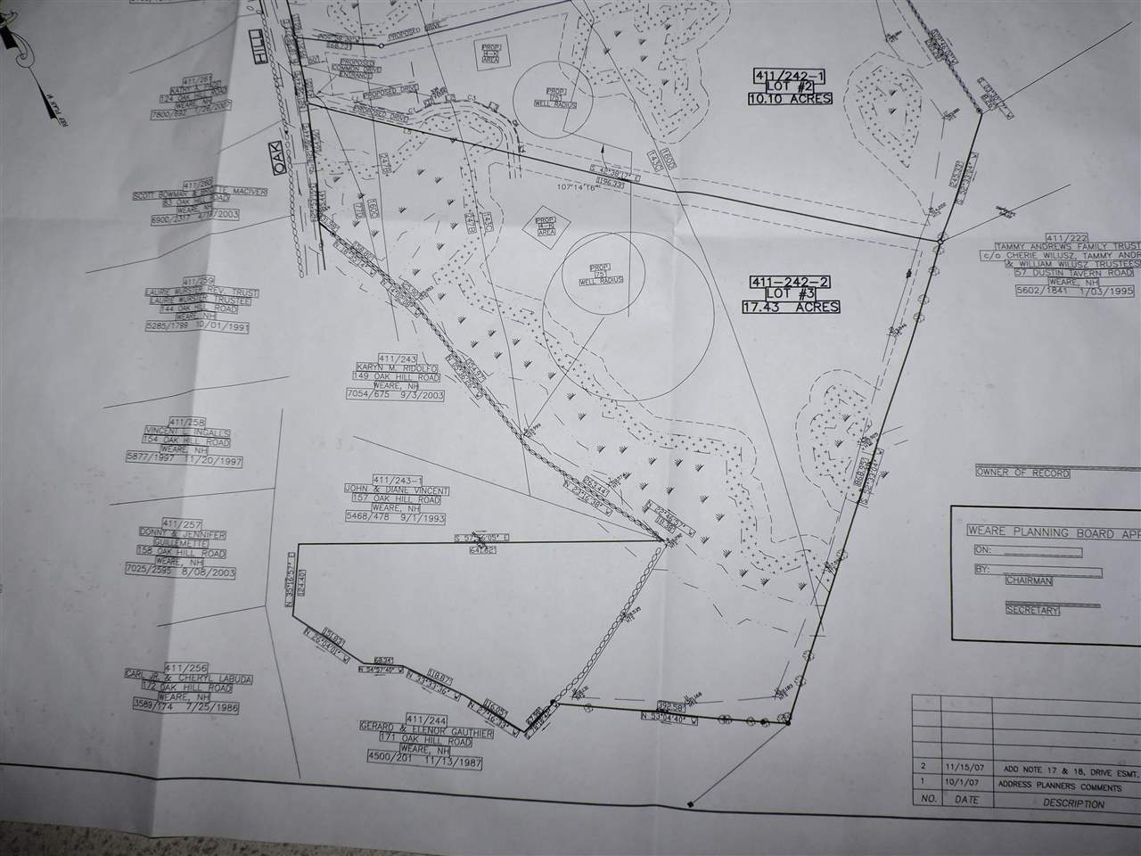 Oak Hill Rd Lot 242-2, Weare, NH 03281