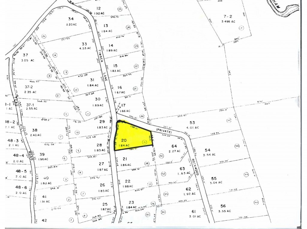 M24/L20 Timber Lane Lane, Franconia, NH 03580
