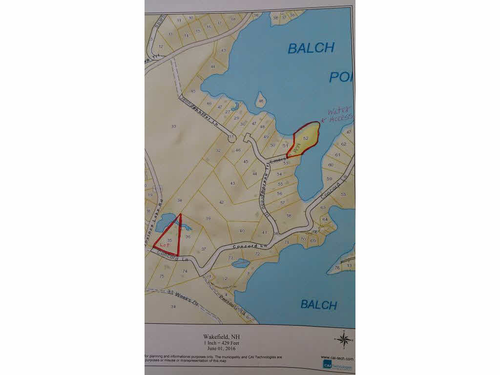 Lot 2A Concord Lane, Wakefield, NH 03872
