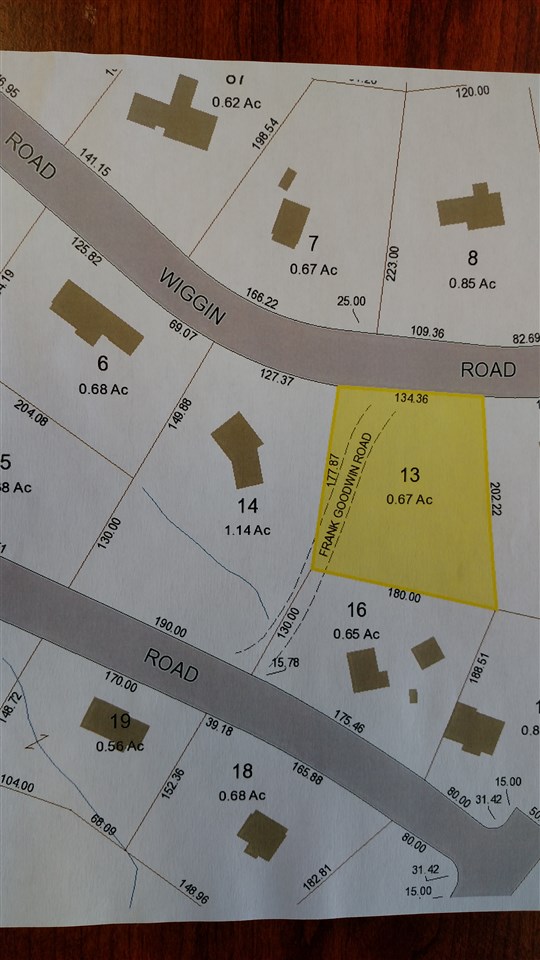 Lot 13 Wiggin Road, Wolfeboro, NH 03894