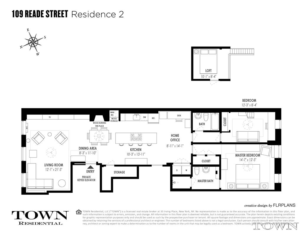109 Reade Street, New York, NY 10013