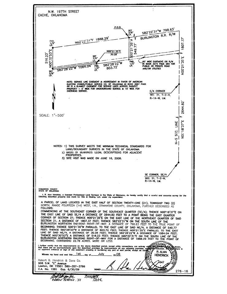 TBD NW 197th St, Cache, OK 73527