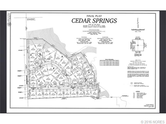 Lot 15 S Cedar Creek Court, Claremore, OK 74017