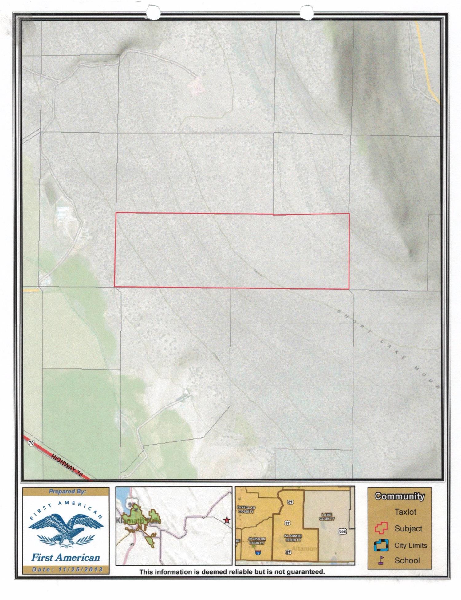 0 TL 5500 OFF HASKINS RD, Bonanza, OR 97623