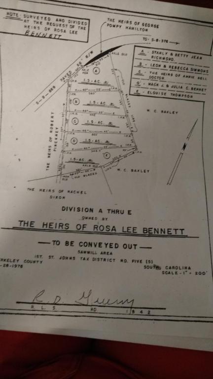 Lot B Old Church Rd., Cordesville, SC 29434