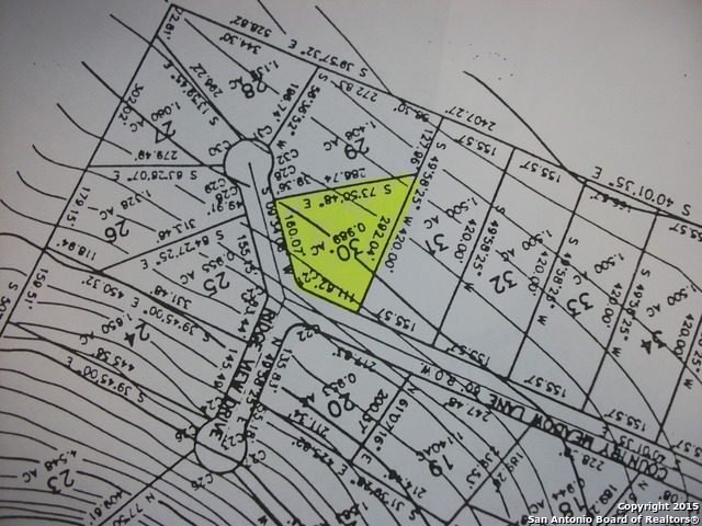 LOT 30 Country Meadow, Lakehills, TX 78063