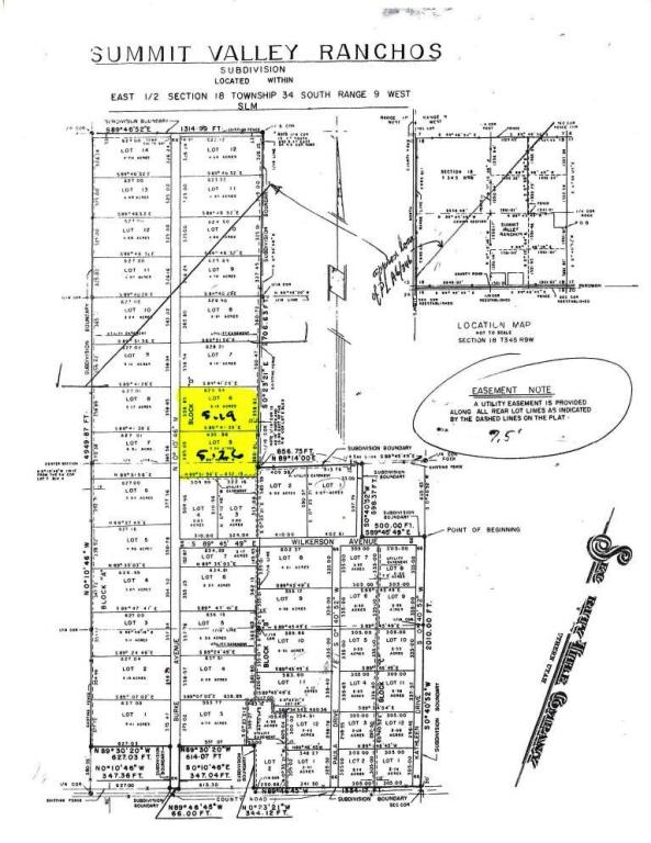 5.26 acres LOT 5, Summit Valley Ranchos, Parowan, UT 84761
