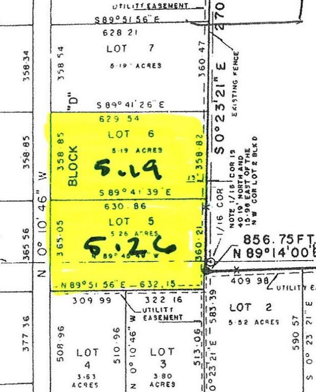 5.19 acres LOT 6, Summit Valley Ranchos, Parowan, UT 84761